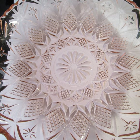 Glass Orange Pink Serving Dish by KIG, Indonesia - Picture 3 of 10